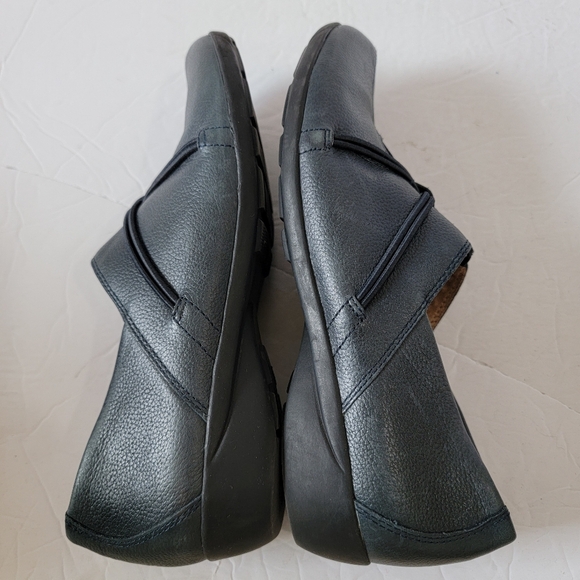 Naturalizer Black Leather Comfort Shoes Womens Sz 8.5M Slip-On Travel Everyday - Picture 7 of 10